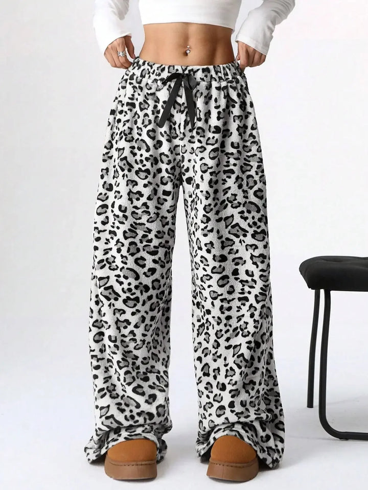 Women's Leopard Print Lounge Sweatpants