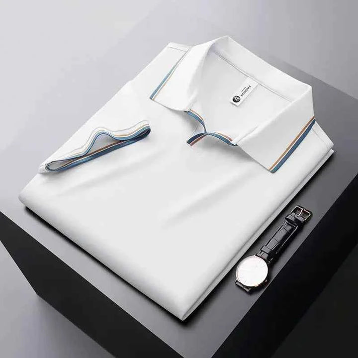 Men's Pique Polo Shirt - Stylish and Comfortable White