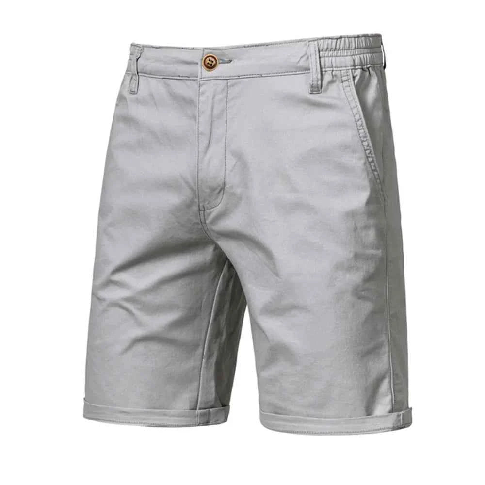 Wyatt | Smart Casual Shorts for Effortless Summer Style Light Grey