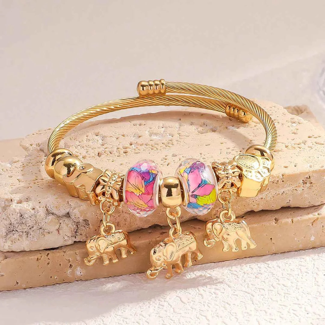 Elegant Aurora Charm Bracelet for Stylish Accessorizing Ethnic Mix