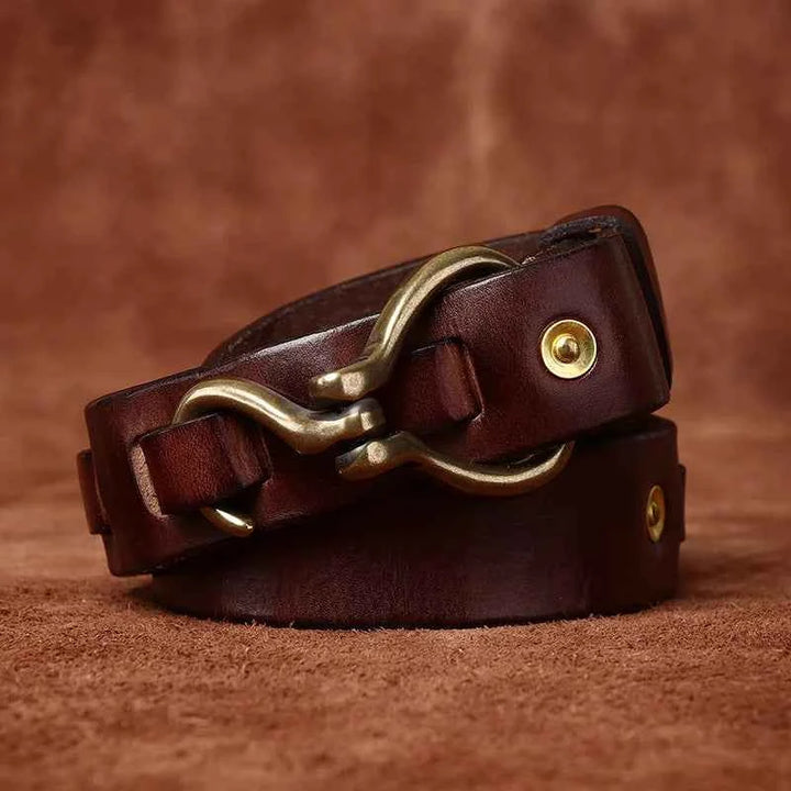 Premium Lancaster Leather Belt - Durable & Stylish
