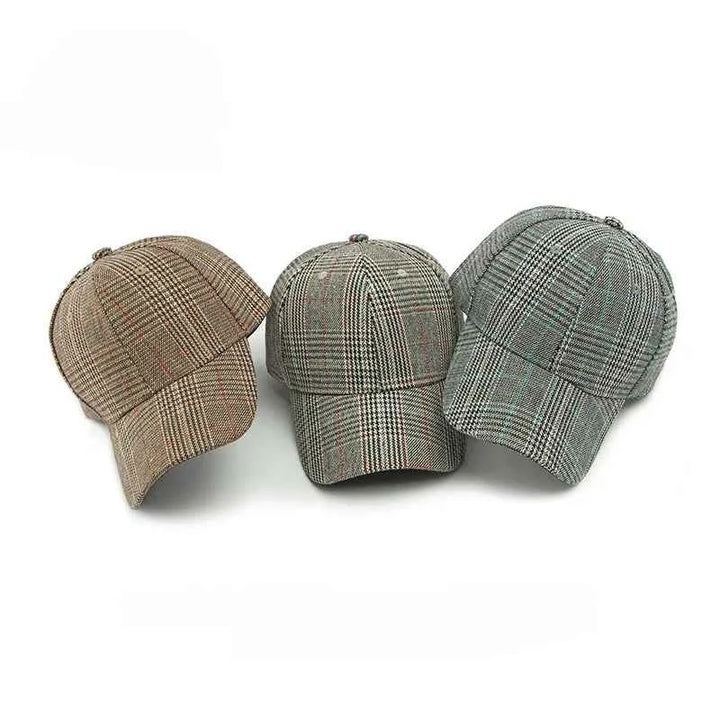 Classic Plaid Baseball Cap