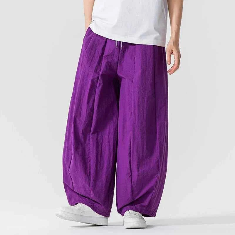 Men's Nimbus Parachute Pants - Stylish and Comfortable Purple