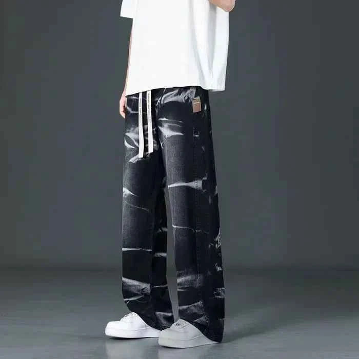Men's Zebra Fade Denim Jeans Midnight Zebra