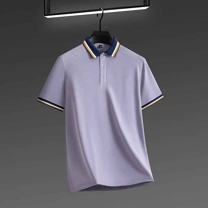 Men's Performance Polo Shirt Purple