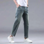 Men's Cropped Denim Jeans