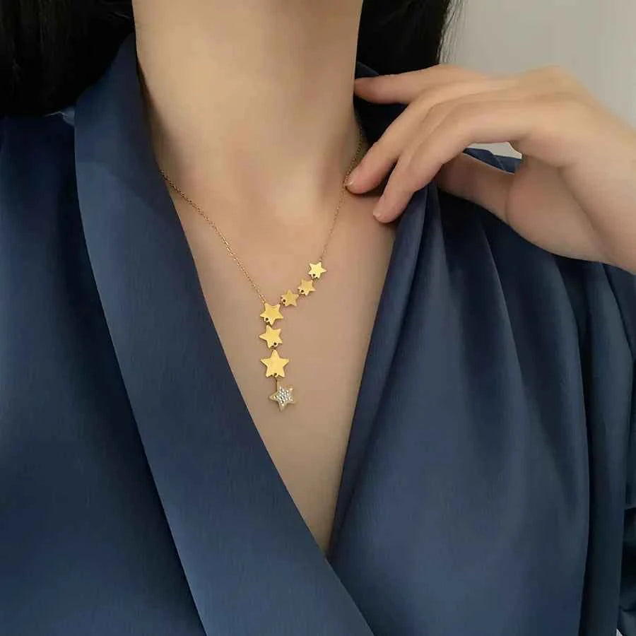 Celestial Star Pendant Necklace