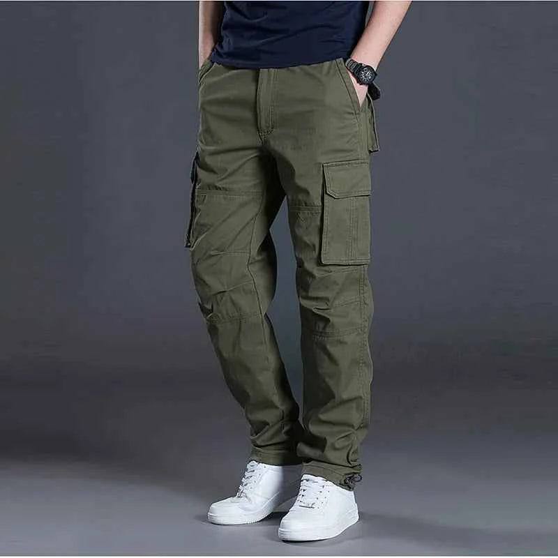 Men's Stylish Cargo Pants Army Green