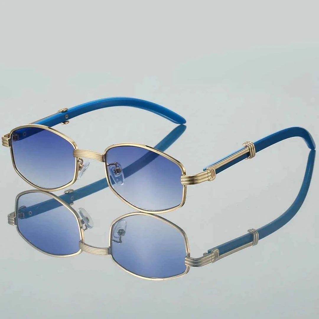 Stylish Belmont-Inspired Sunglasses for Ultimate UV Protection Blue