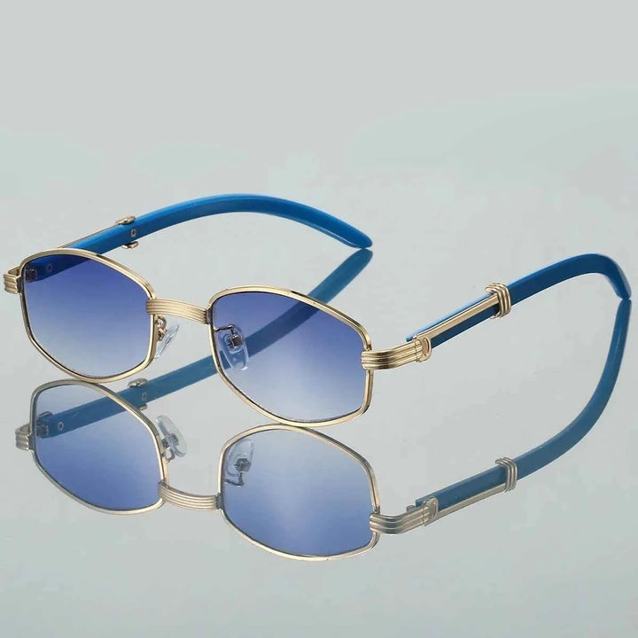 Stylish Belmont-Inspired Sunglasses for Ultimate UV Protection Blue