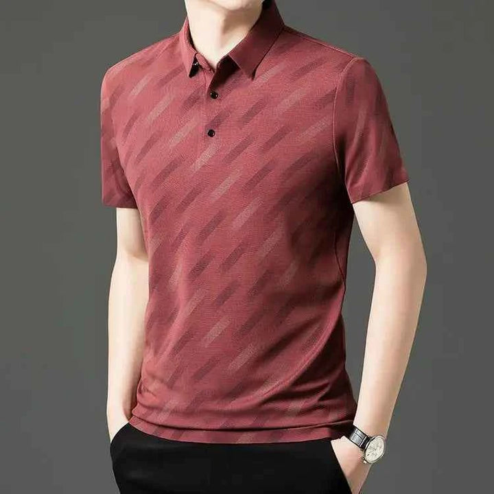 Men's Verona Polo Shirt - Stylish & Comfortable Red