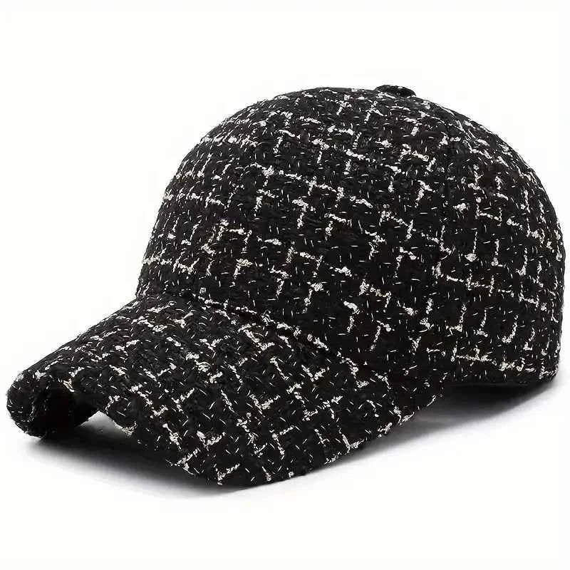 Cozy Bouclé Knit Beanie Black