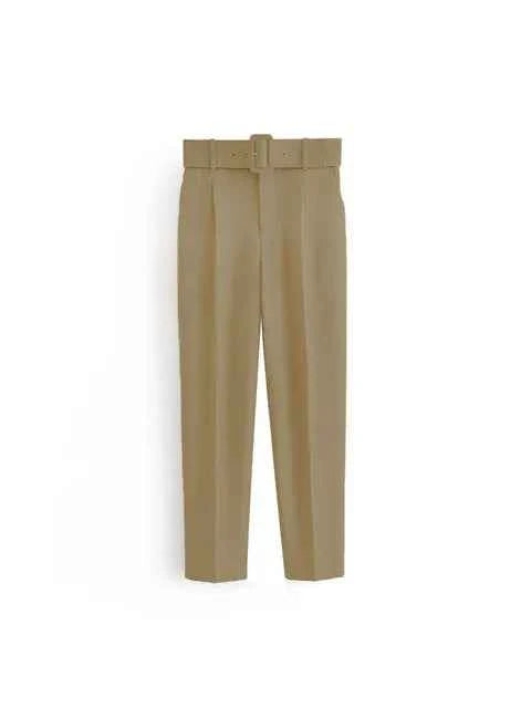 Women's Tailored Blazer and High Waist Trouser Suit Set