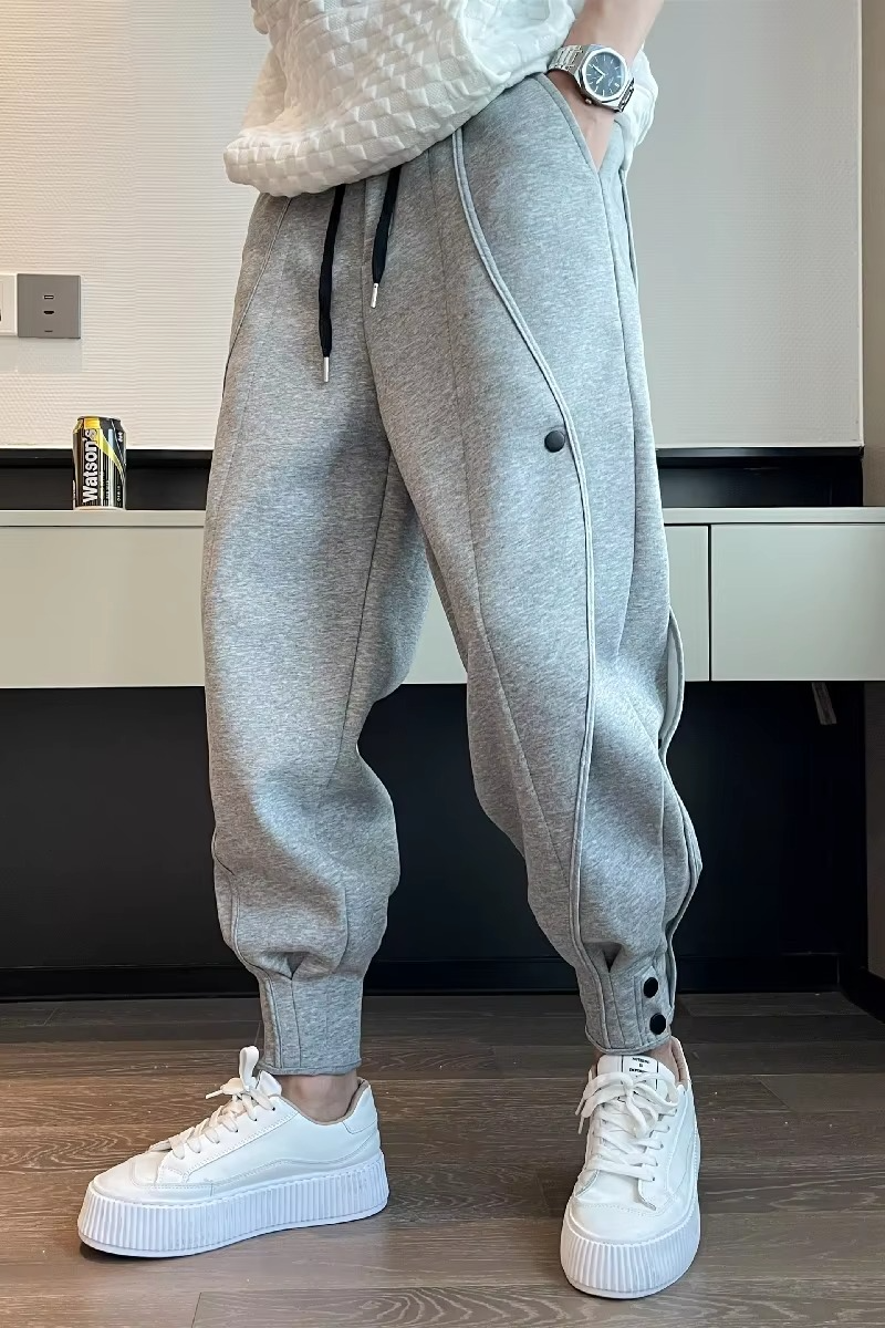 Men's Casual Wide Leg Jogger Pants – Korean Style Sweatpants