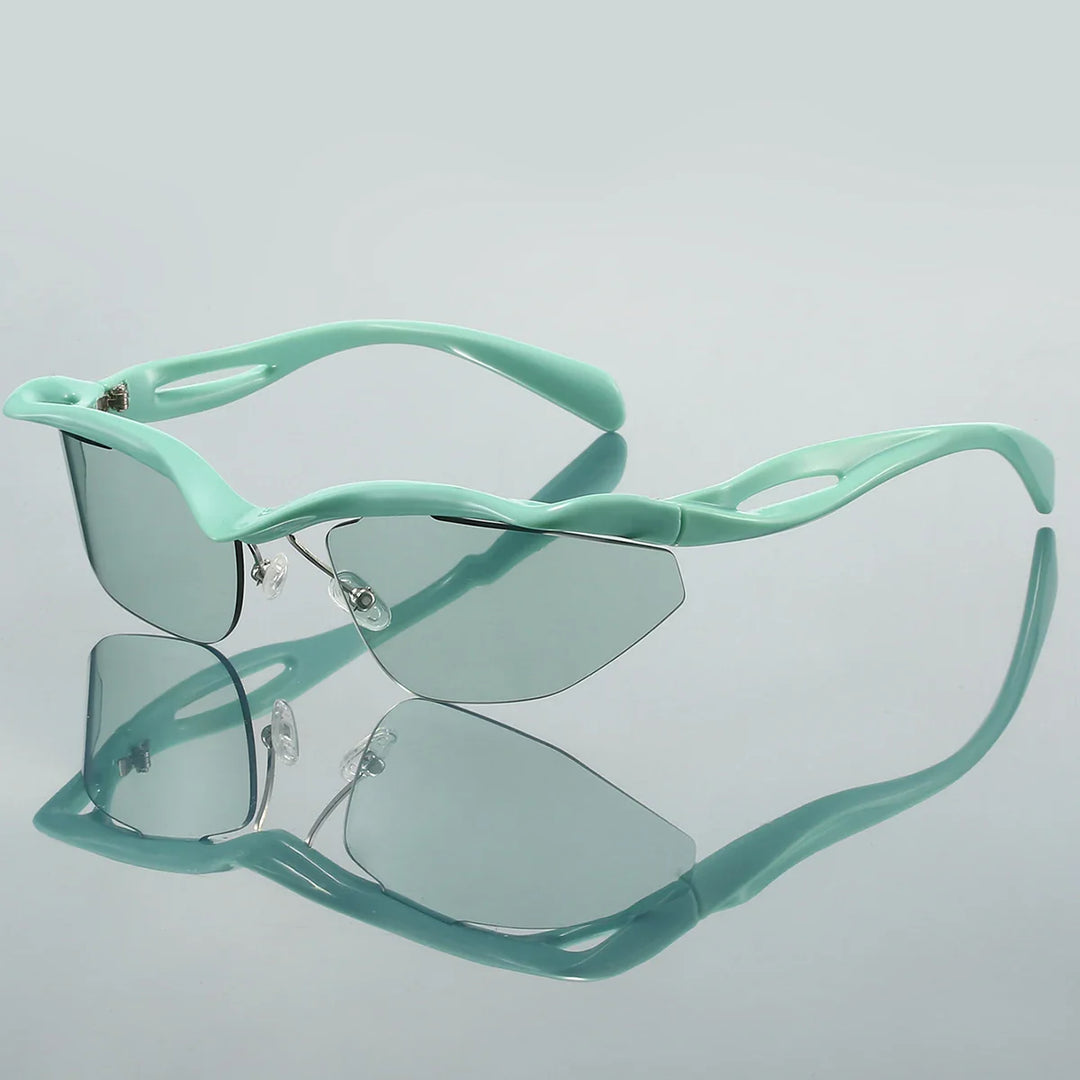 Stylish Curved Sunglasses for Ultimate Sun Protection