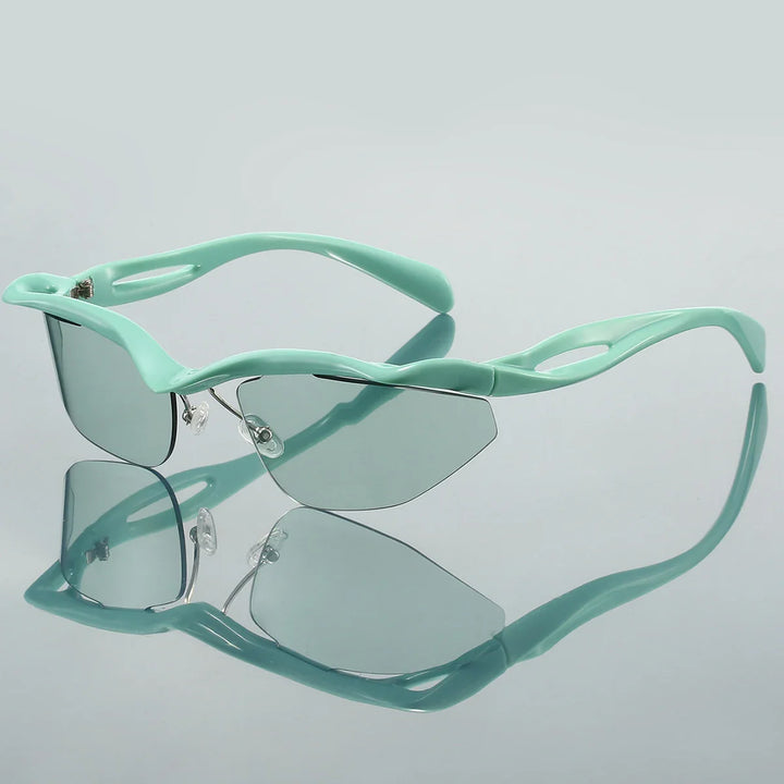 Stylish Curved Sunglasses for Ultimate Sun Protection