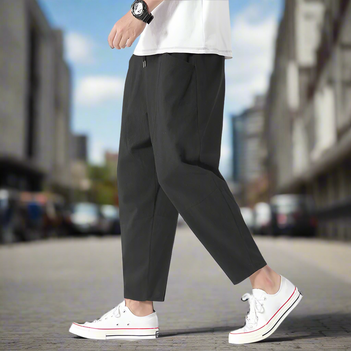 Men's Ankle-Length Pants - Stylish & Comfortable