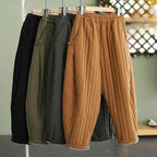 Women's Ultra-Warm Quilted Harem Pants