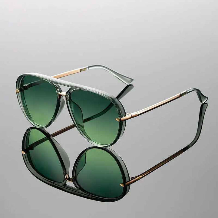 Men's Aviator Sunglasses - Stylish and Durable Green
