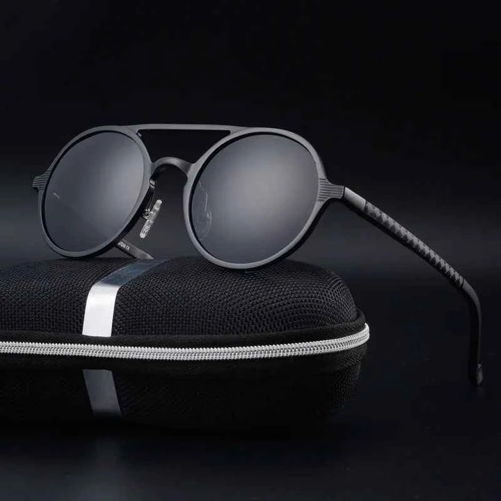 Unisex Aerosol Sunglasses - Stylish UV Protection Black