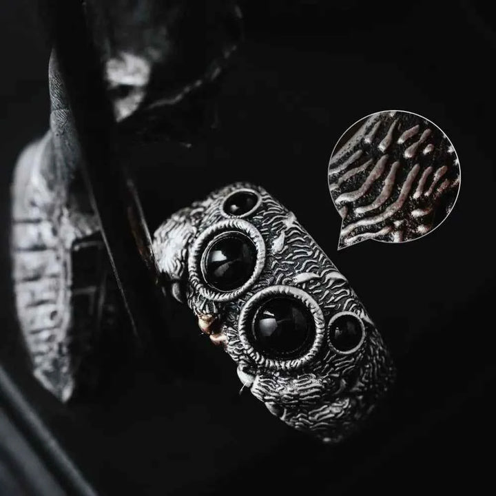 Elegant Nightfang Spider-Inspired Ring