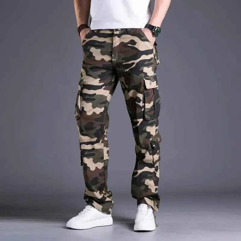 Men's Tactical Cargo Pants Desert Camo