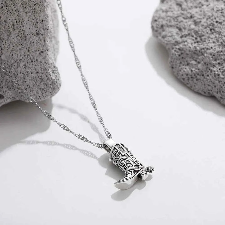 Rustic Cowgirl Necklace - Western Style Jewelry Silver