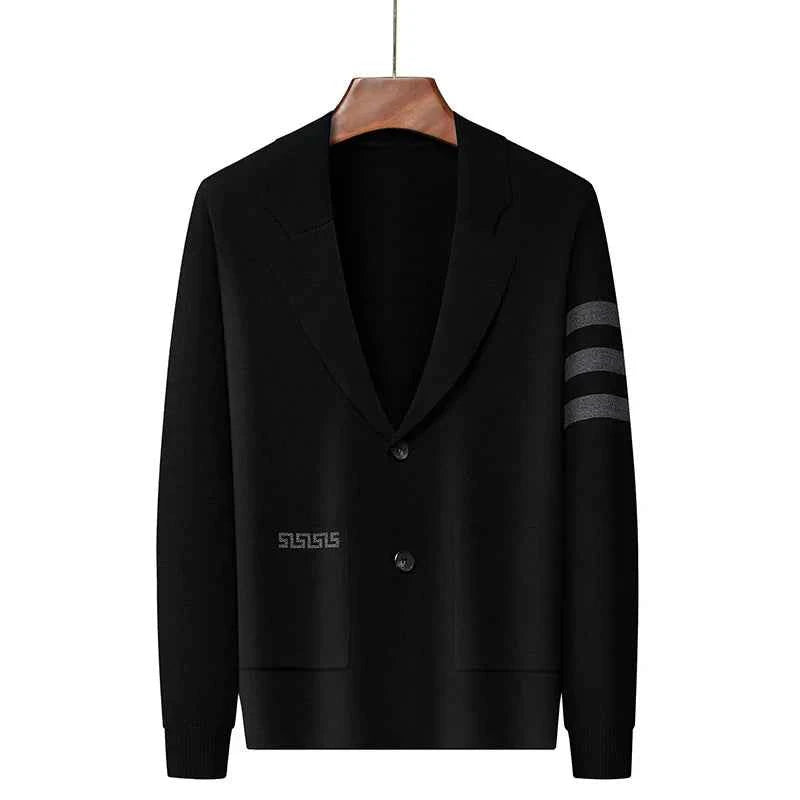 Men's Knit Blazer - Stylish and Comfortable