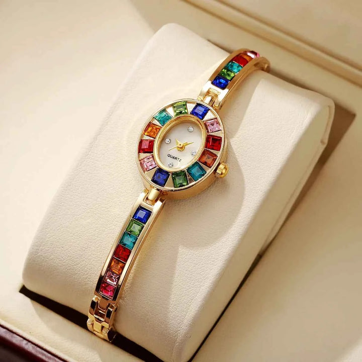 Elegant Gemstone Watch