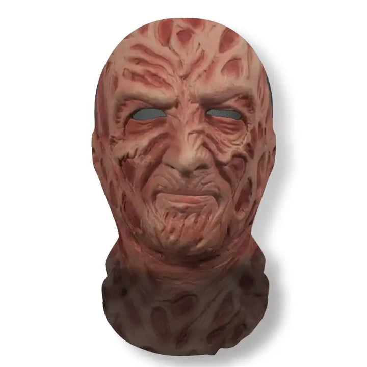 Halloween's 3D Ghost Face Mask, Stretch Mesh Full Skull Headgear