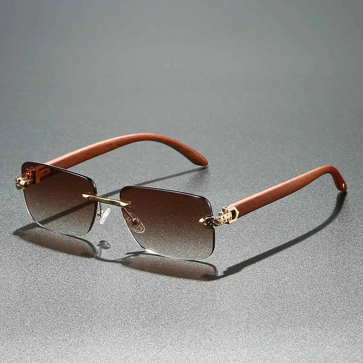 Sunset View Stylish Sunglasses Rosewood Brown