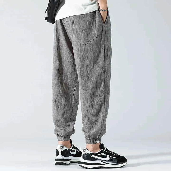 Men's Relaxed-Fit Linen Pants