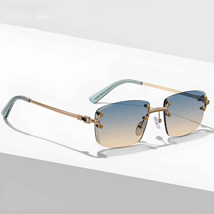 Stylish Venti Crown Sunglasses for Trendy Looks Gradient Green