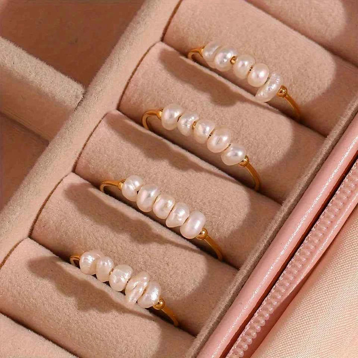 Baroque Pearl Embellished Ring