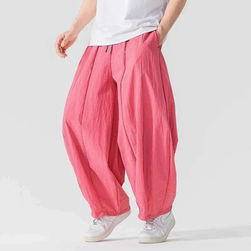 Men's Nimbus Parachute Pants - Stylish and Comfortable Pink