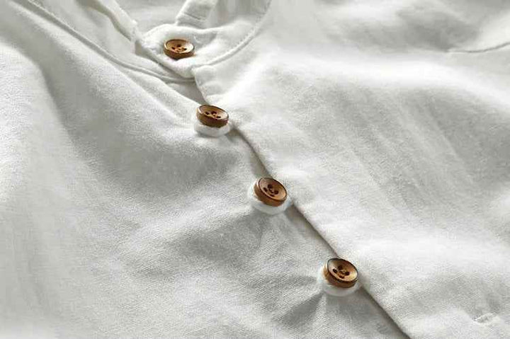 Men's Cotton-Linen Casual Shirt