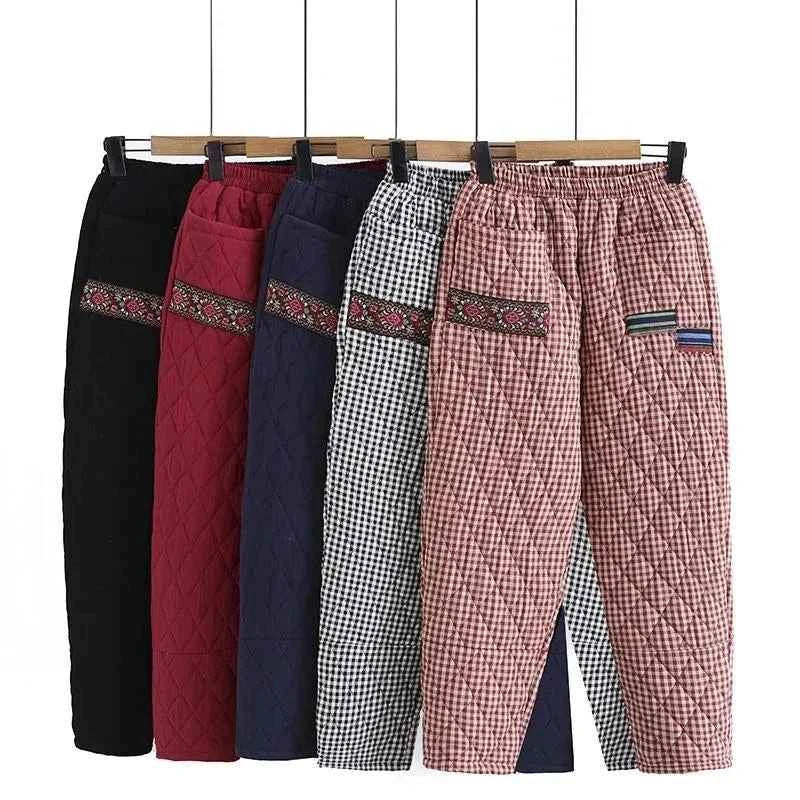 Women's Ultra-Warm Cotton Winter Pants for Cold Weather