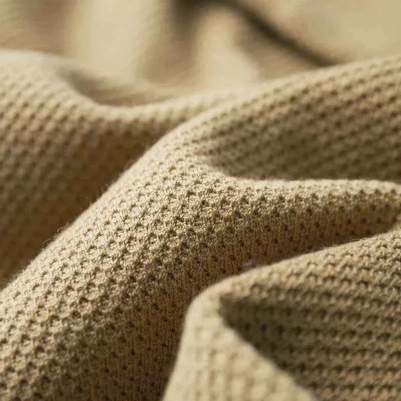 Men's Open Front Cardigan – Casual Fit – Textured Knit – Long Sleeves