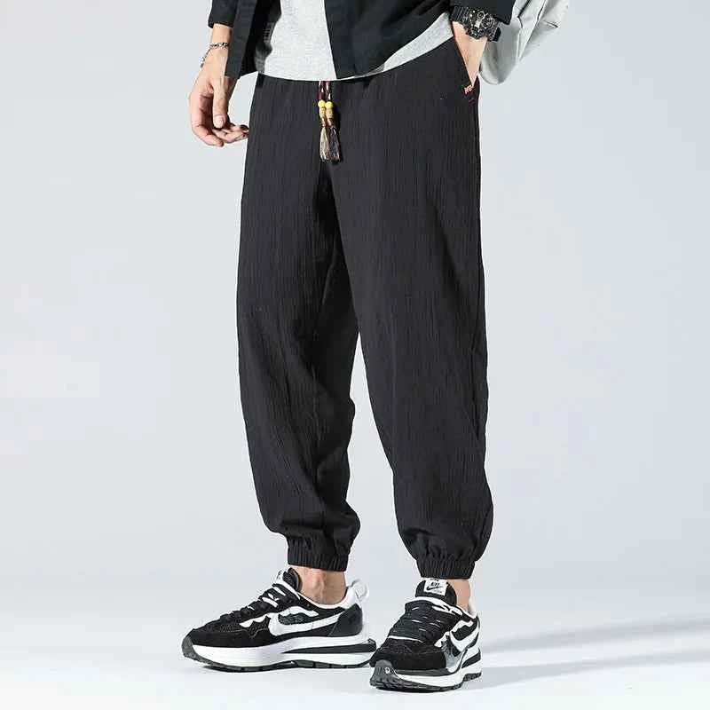 Men's Relaxed-Fit Linen Pants