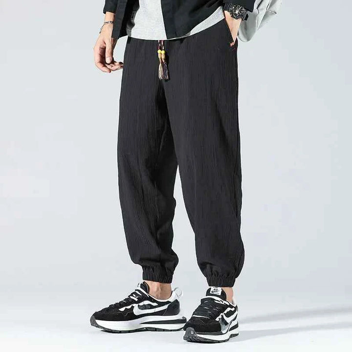 Men's Relaxed-Fit Linen Pants