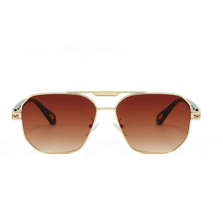 Stylish Signature Aviator Sunglasses