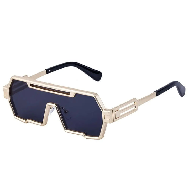 Stylish UV Protection Sunglasses Gold & Black