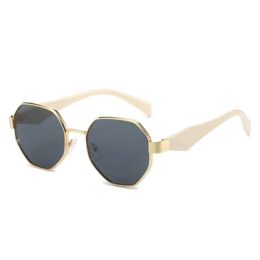 Geometric Patterned Shades Gold