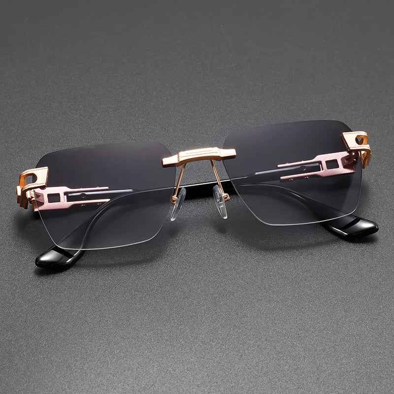 Prism Clubmaster Style Sunglasses Smoke Gray