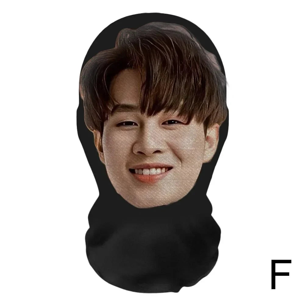 Halloween's 3D Realistic Face Masks for Cosplay and Street Style NoA30