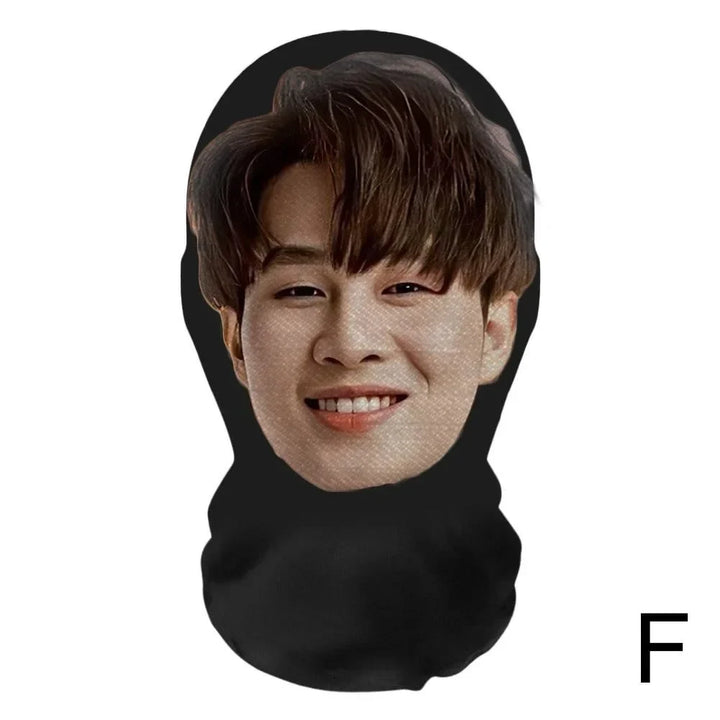 Halloween's 3D Realistic Face Masks for Cosplay and Street Style NoA30