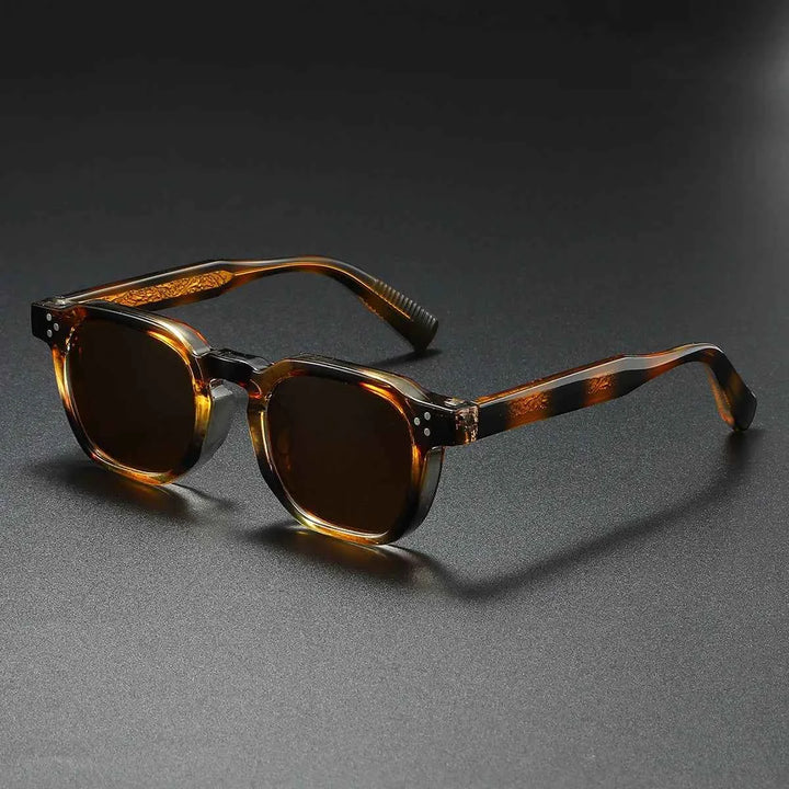 Men's Infernal Sunglasses - Stylish and Trendy Eyewear Amber Flame