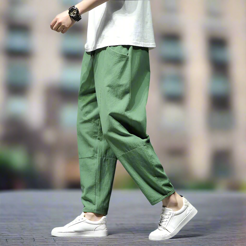 Men's Ankle-Length Pants - Stylish & Comfortable