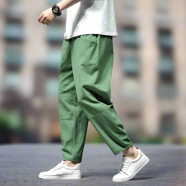 Men's Ankle-Length Pants - Stylish & Comfortable