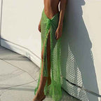 Women's Trendy Summer Cover-Up Skirt Green
